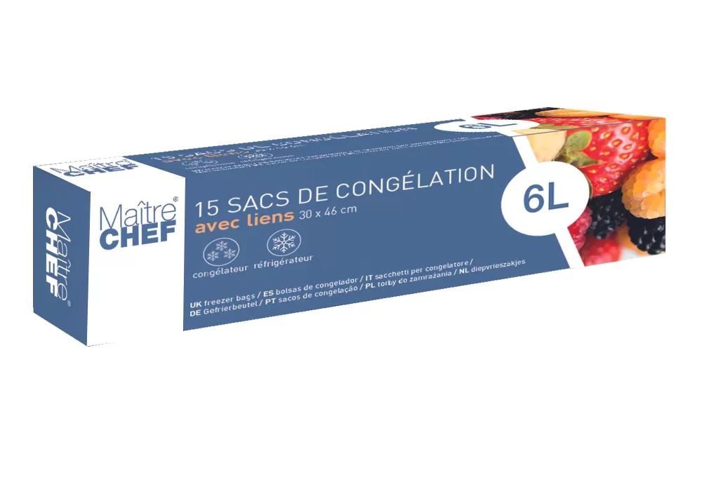 Cuisson | * 15 Sachets Congelation 6L 30X46Cm