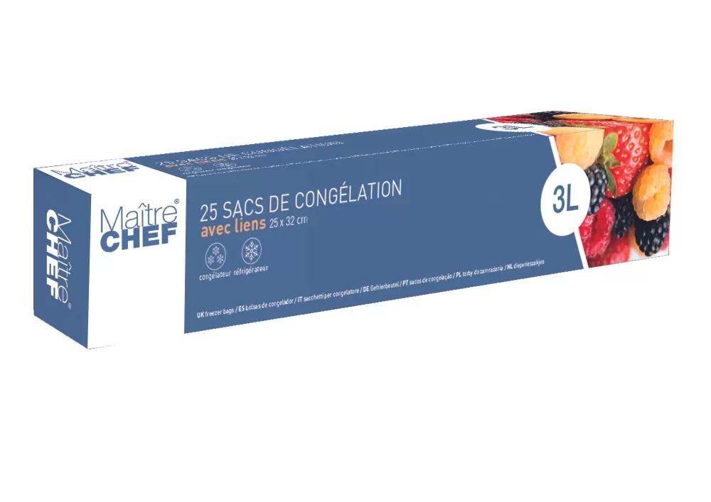 Cuisson | * 25 Sachets Congelation 3L 25X32Cm