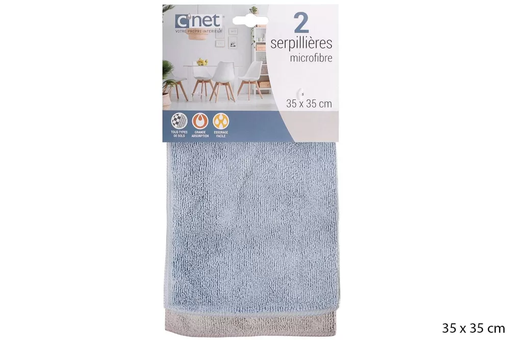 Menage | * 2 Serpilleres Microfibre 50X70Cm