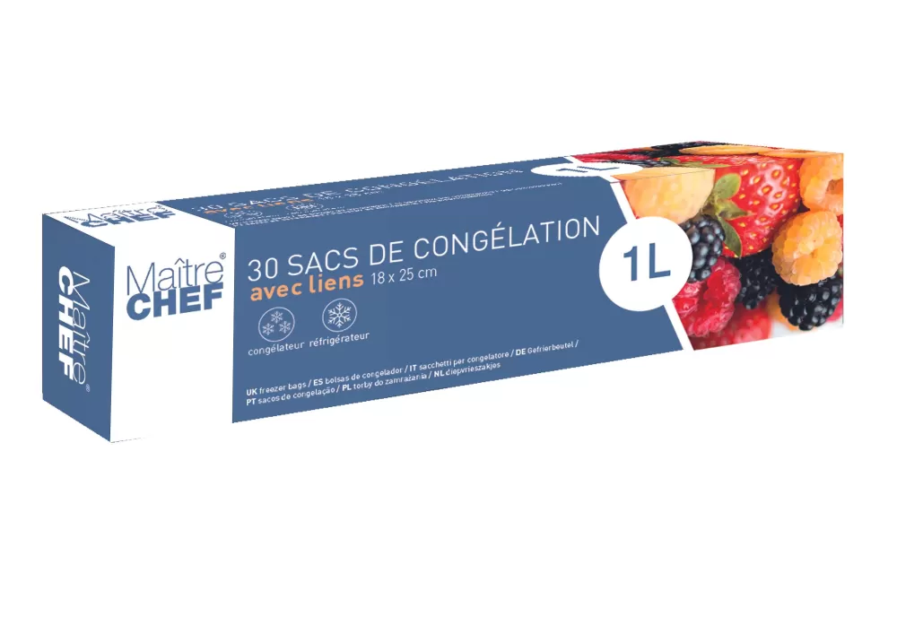 Cuisson | * 30 Sachets Congelation 1L 18X25Cm