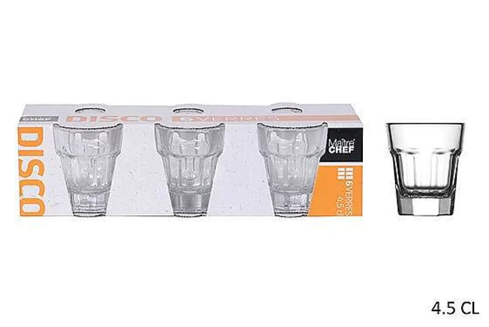 Verres | * 6 Verres Disco 4.5Cl