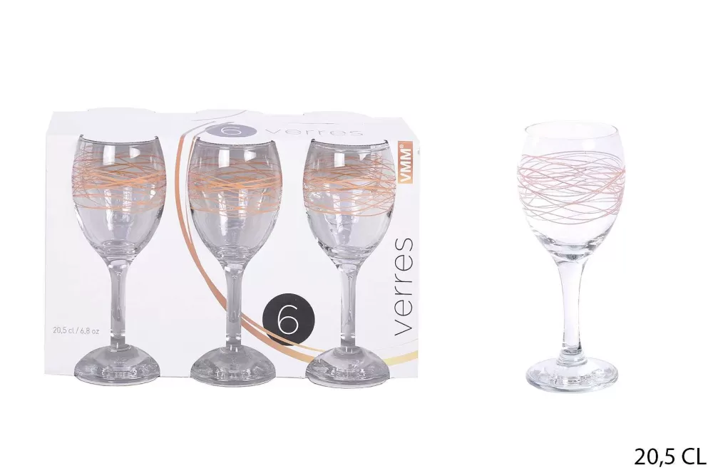 Verres | * 6 Verres Line 20.5Cl