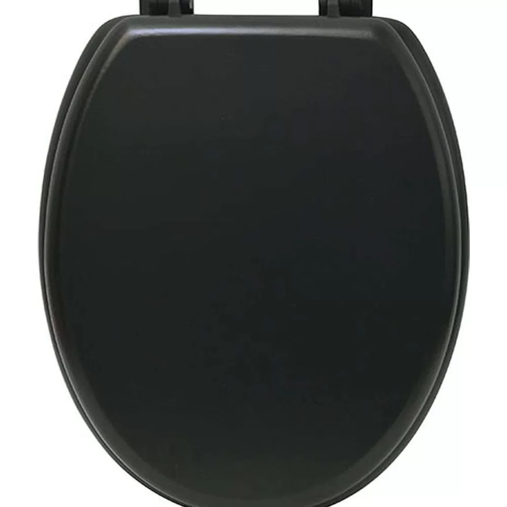 Abattants Wc | * Abattant Wc Mdf Noir Mat