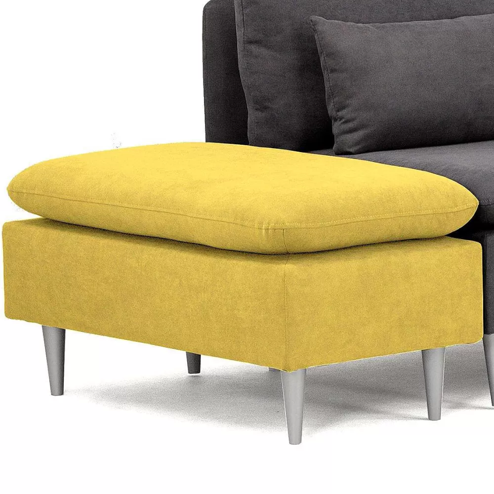 * Poufs>Adriana Pouf Jaune Soro 40