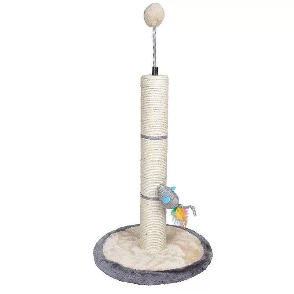 Jouets | * Arbre A Chaton Avec Jouets 46Cm Ecru Gris