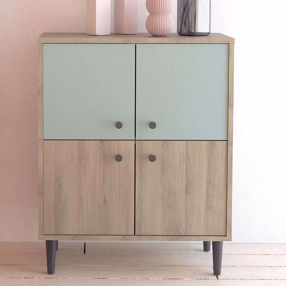 * Buffets Et Meubles Bar>Arty Buffet 4 Portes Ouv. Scandinave