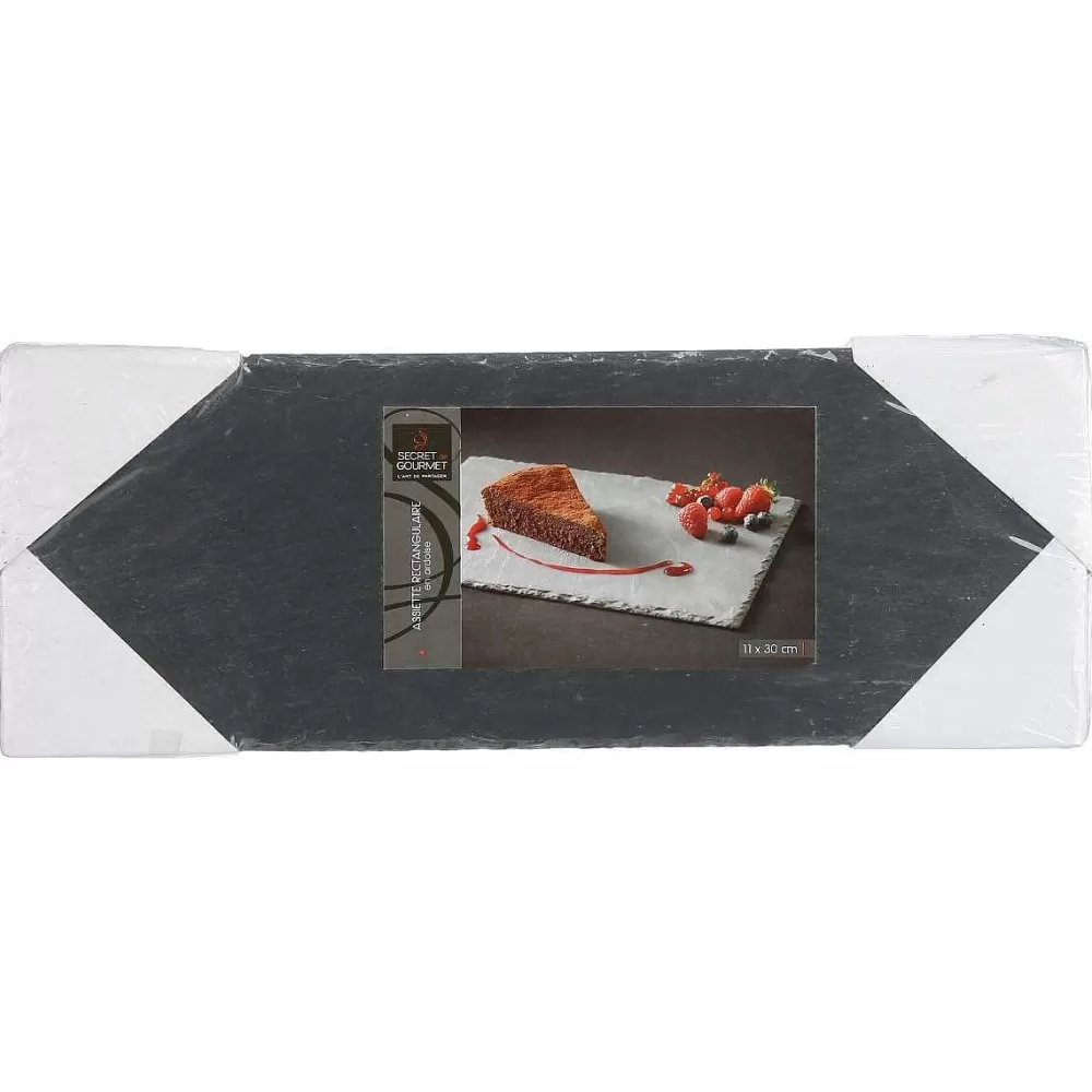 Vaisselle | Secret de Gourmet Assiette Ardoise 11X30Cm