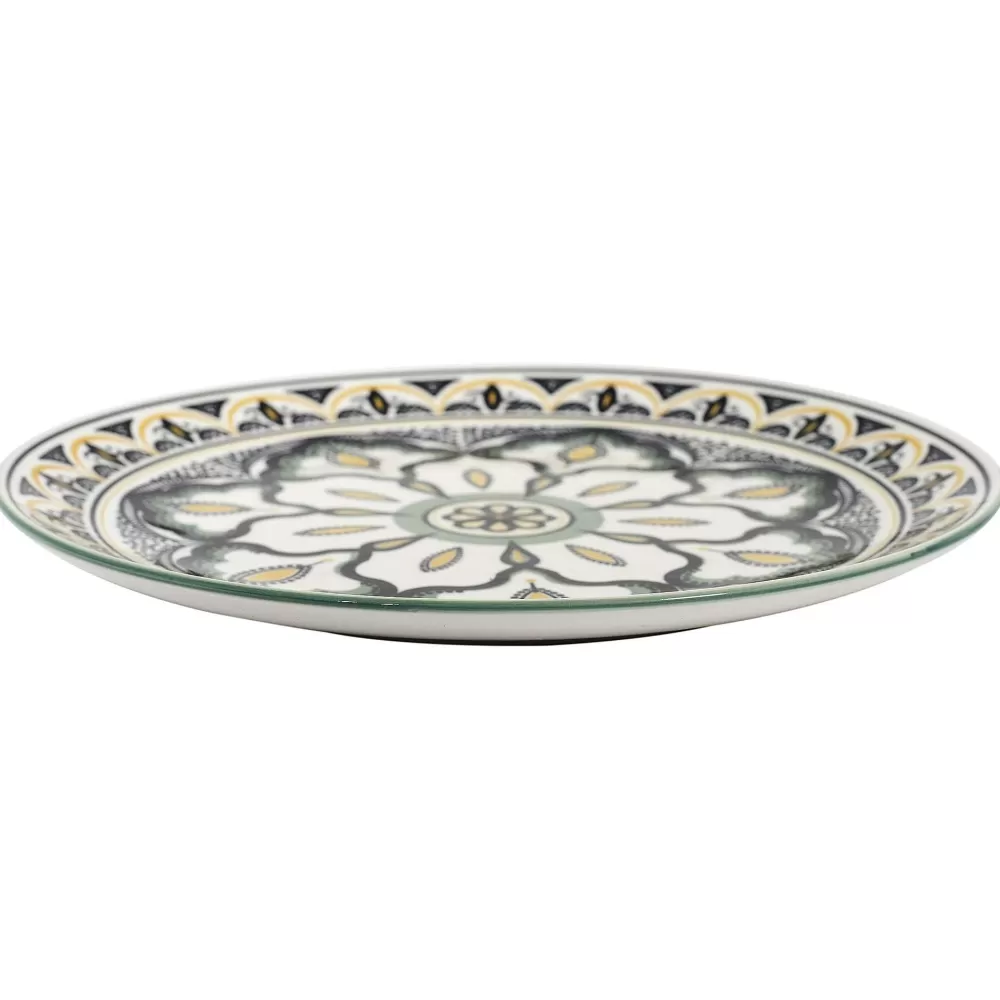 Vaisselle | * Assiette Mandala Vert D.26Cm