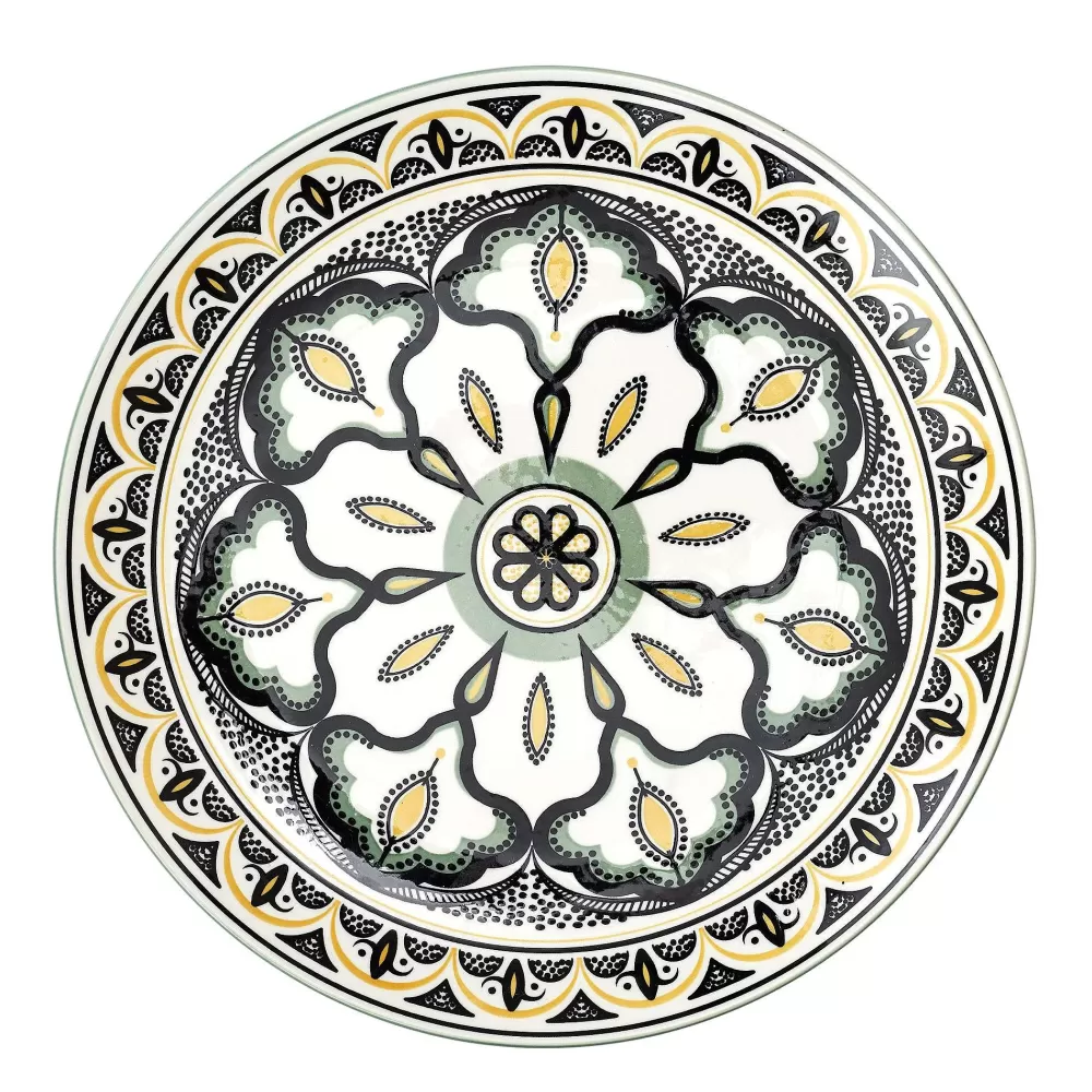 Vaisselle | * Assiette Mandala Vert D.26Cm