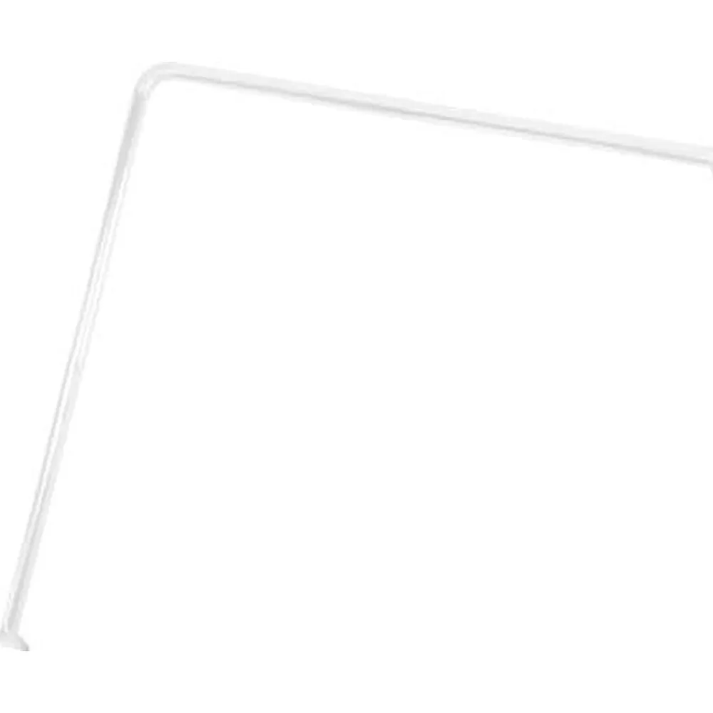 Douche | * Barre D Angle Aluminium 80 X 80 Cm Blanc