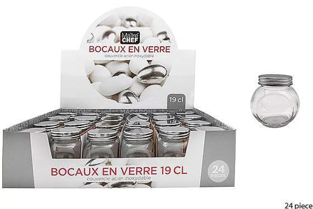 Conservation | * Bocal Bonbon Couv Inox 190Ml