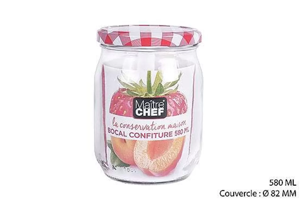 Conservation | * Bocal Confiture En Verre 580Ml