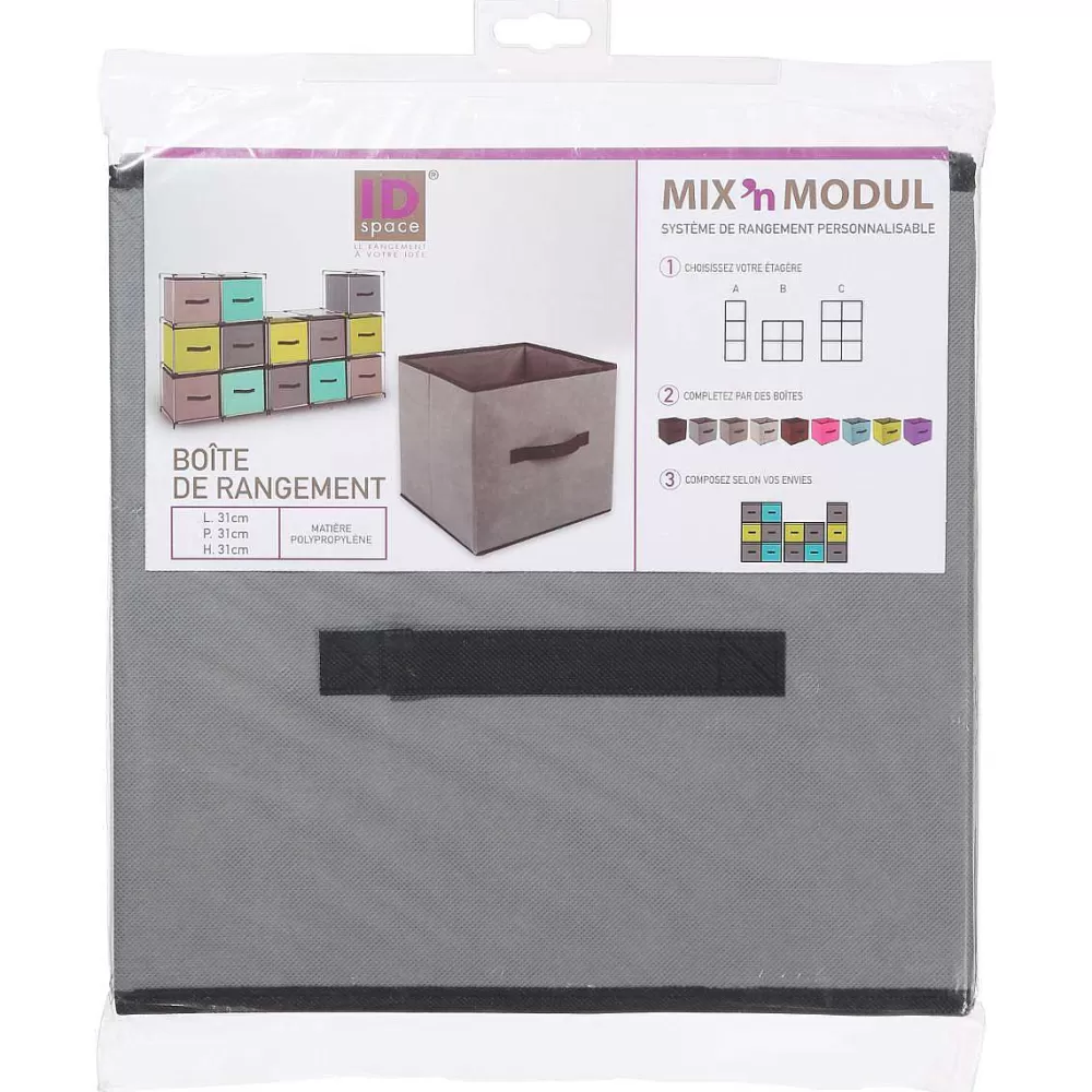 Five Meubles Modulables>Boite De Rangement 31X31Cm Gris