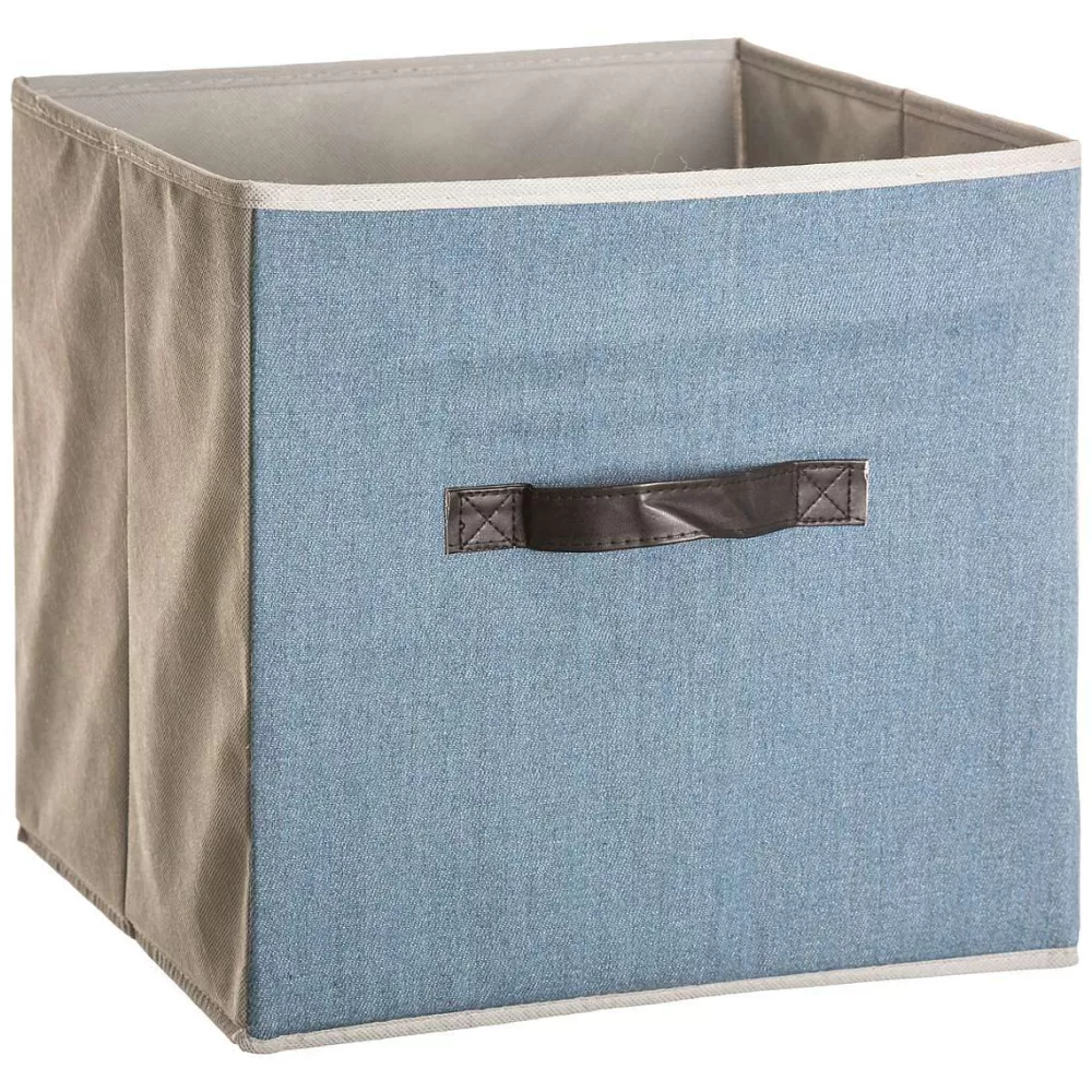 * Meubles Modulables>Boite De Rangement 31X31Cm Jean Bleu Clair