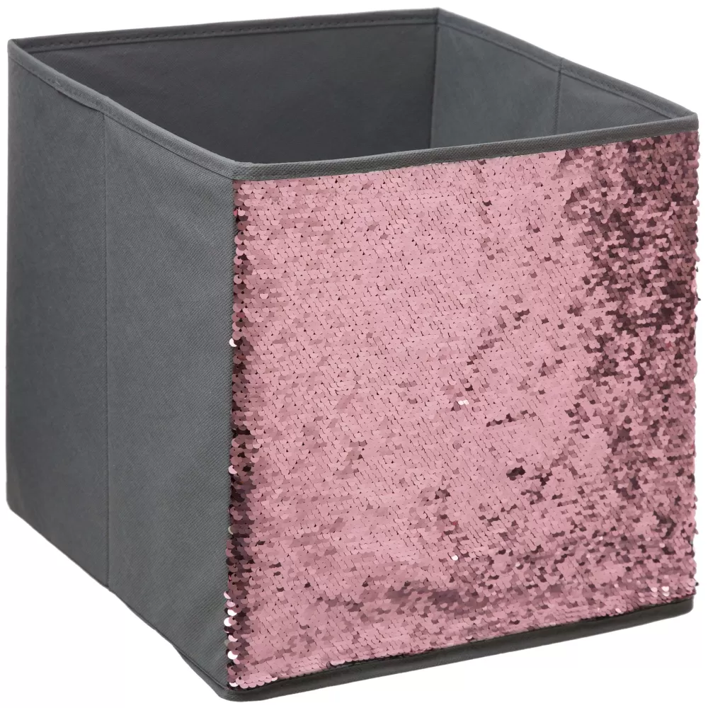 Five Meubles Modulables>Boite De Rangement 31X31Cm Sequin Gris