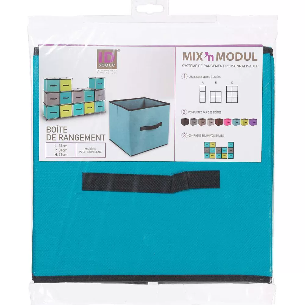 Five Meubles Modulables>Boite De Rangement 31X31Cm Turquoise