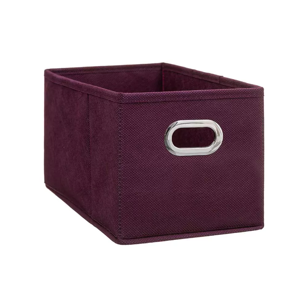 Five Meubles Modulables>Boite Rangement 15X31Cm Aubergine