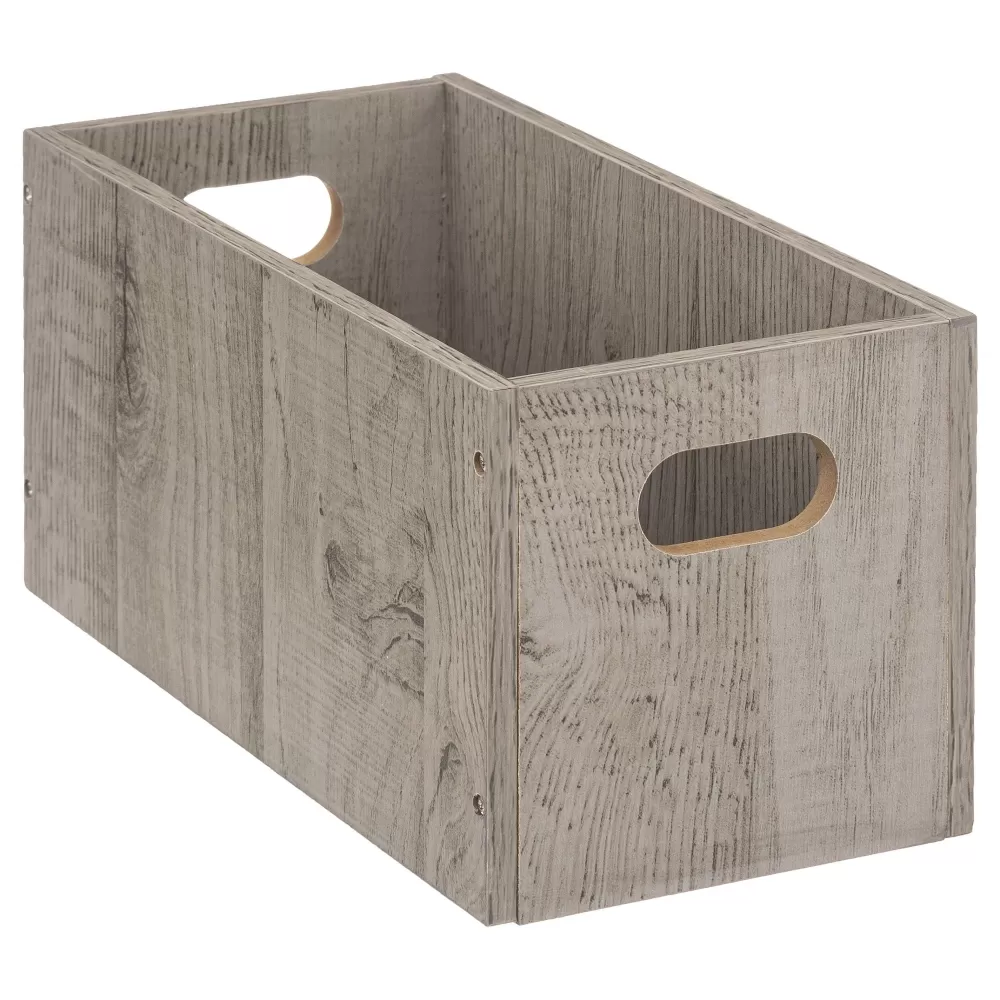 Five Meubles Modulables>Boite Rangement 15X31Cm Bois Gris