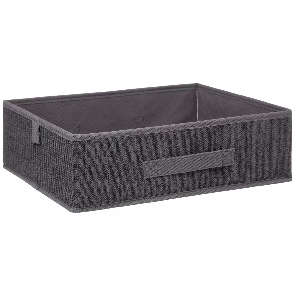 Organisation Du Dressing | Five Boîte Rangement 31X28X11Cm Gris Chine