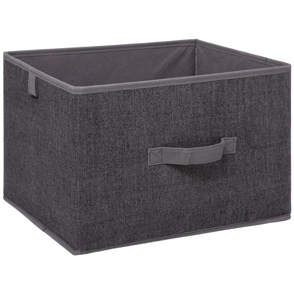 Organisation Du Dressing | Five Boîte Rangement 31X28X24Cm Gris Chine