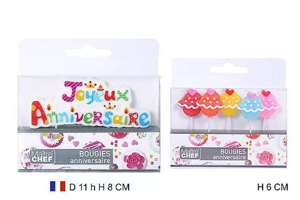 Pâtisserie | * Bougie Joyeux Anniversaire Ou Cupcake