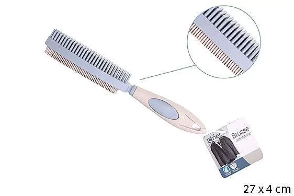 Soin Du Linge | * Brosse Vetement Rubber Bicolore