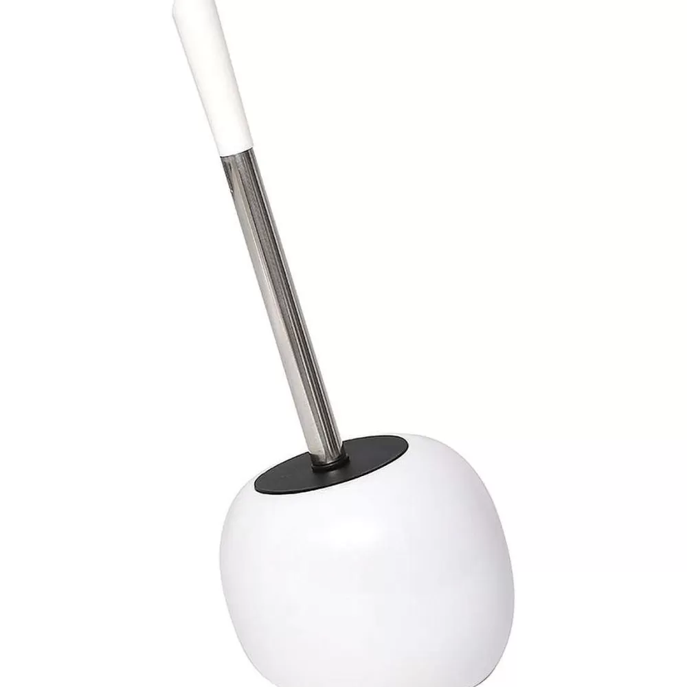 Accessoires Wc | * Brosse Wc Gres Forme Galet Blanc