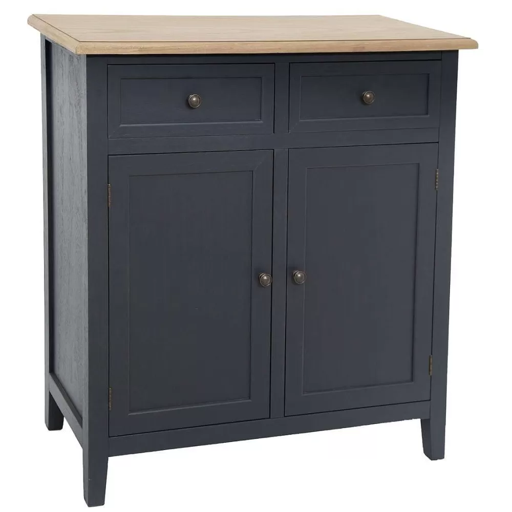 Atmosphera Buffets Et Meubles Bar>Buffet 2 Tiroirs 2 Portes Hiver Damian D.80X34.5X85Cm