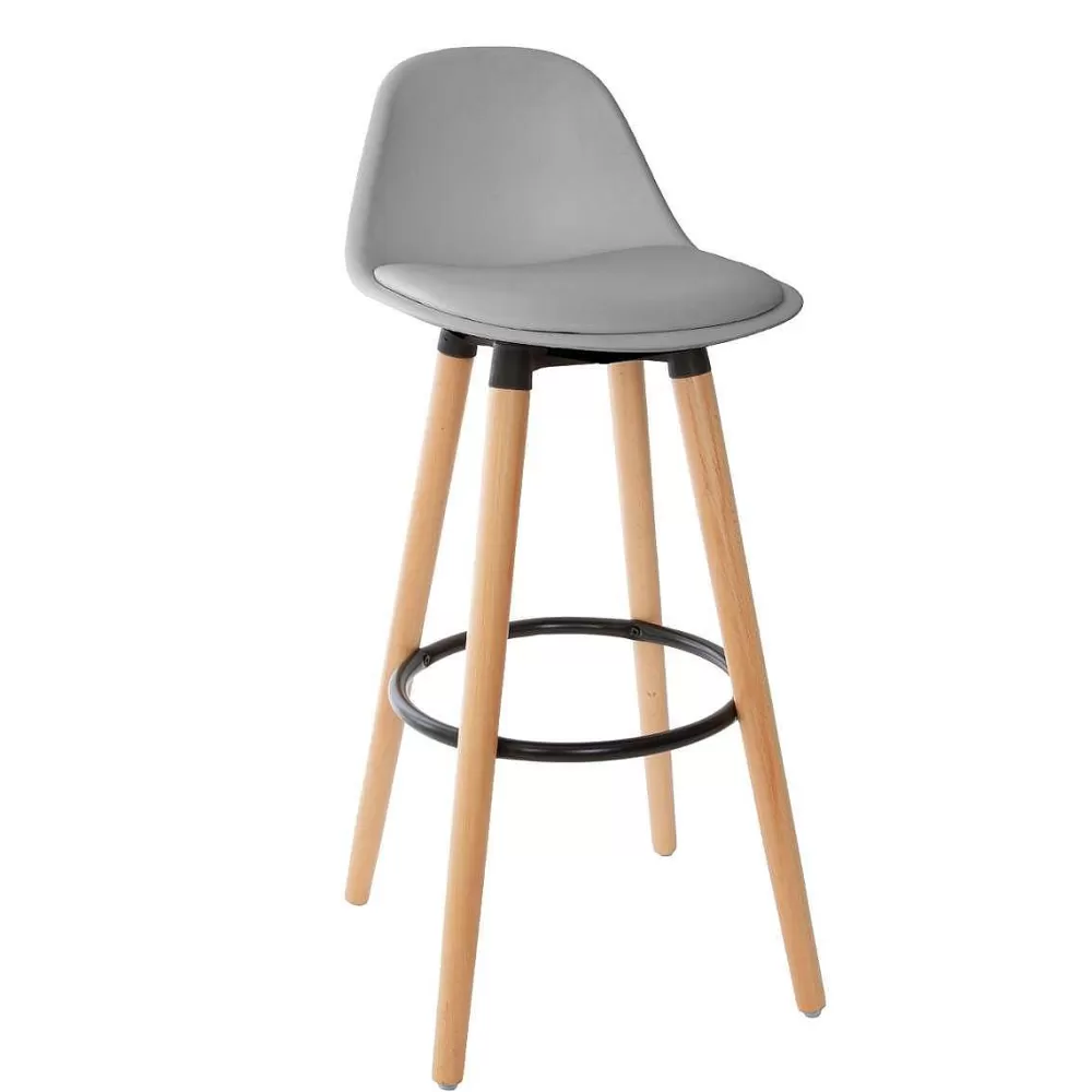 Atmosphera Tabourets De Bar>Chaise Bar Maxon Gris