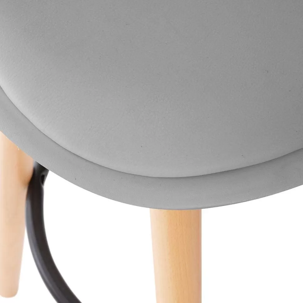 Atmosphera Tabourets De Bar>Chaise Bar Maxon Gris