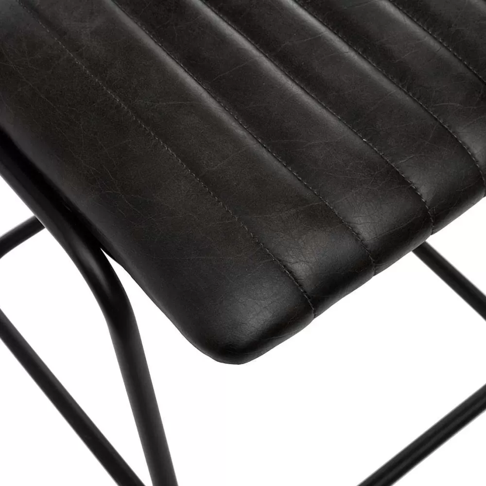 Atmosphera Tabourets De Bar>Chaise Bar Noir Dario H.103Cm