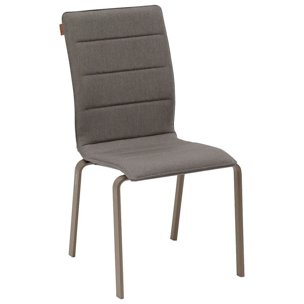 * Fauteuils Et Chaises De Jardin>Chaise Diese Empilable Mocha Praline