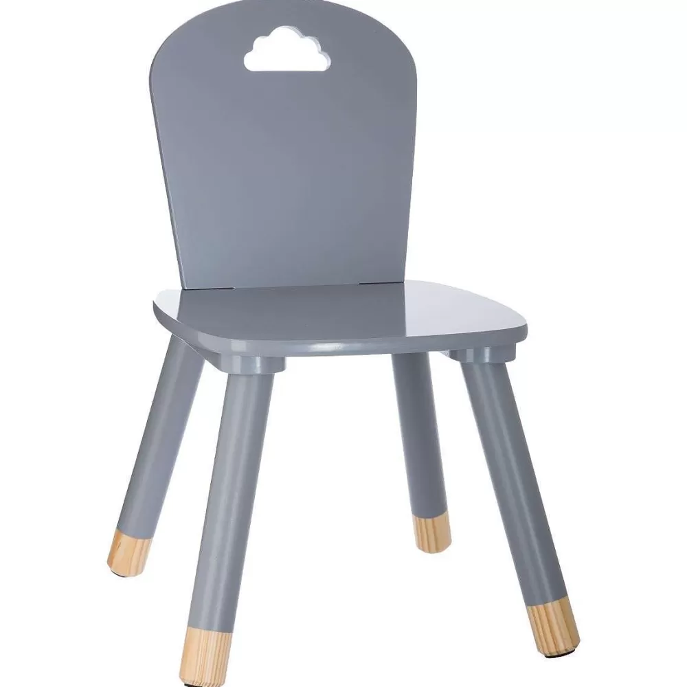 Atmosphera Fauteuil Enfant>Chaise Douceur Gris