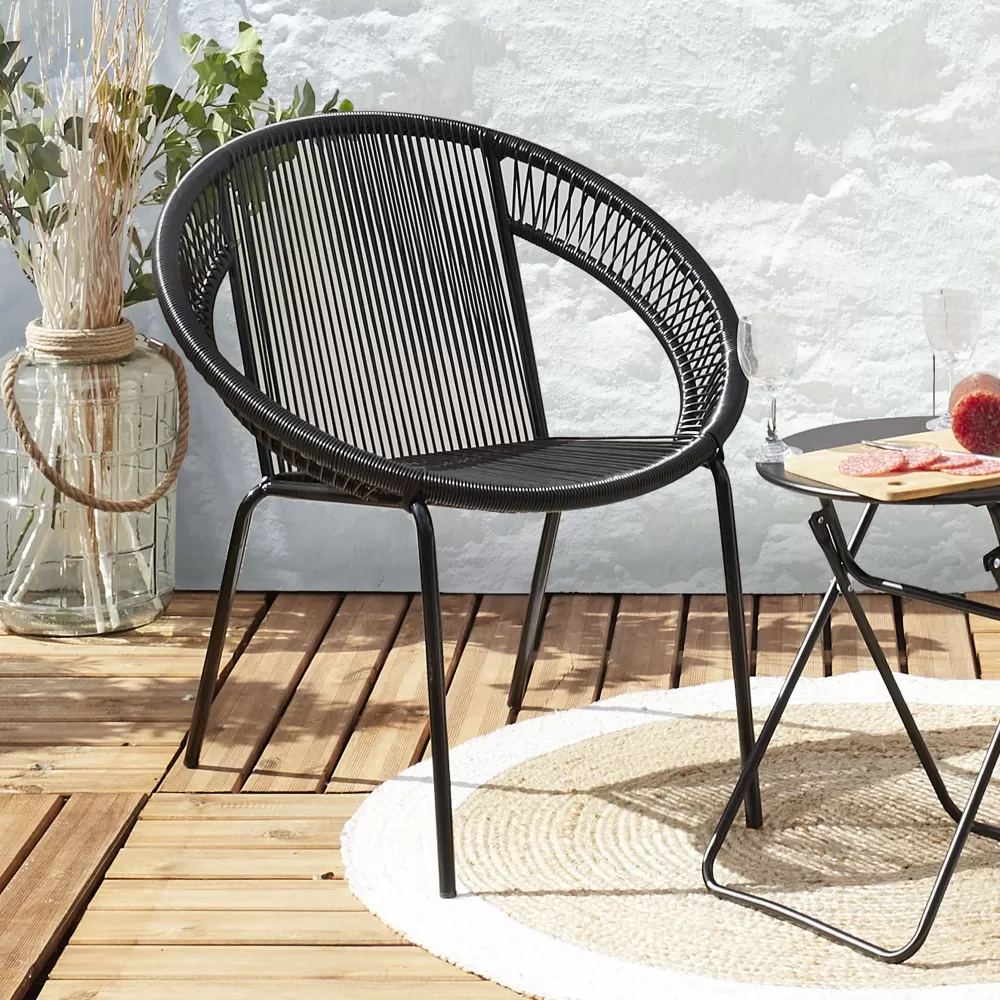 * Banc De Jardin>Chaise Filaire Noir