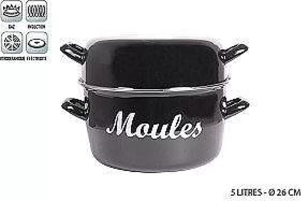 Cuisson | * Cocotte A Moules 5L Noir