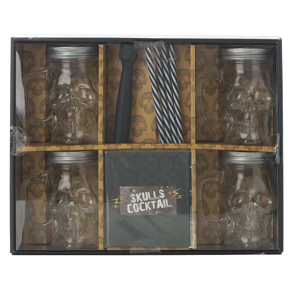 Cocktails Et Boissons | Secret de Gourmet Coffret Chopes Skulls