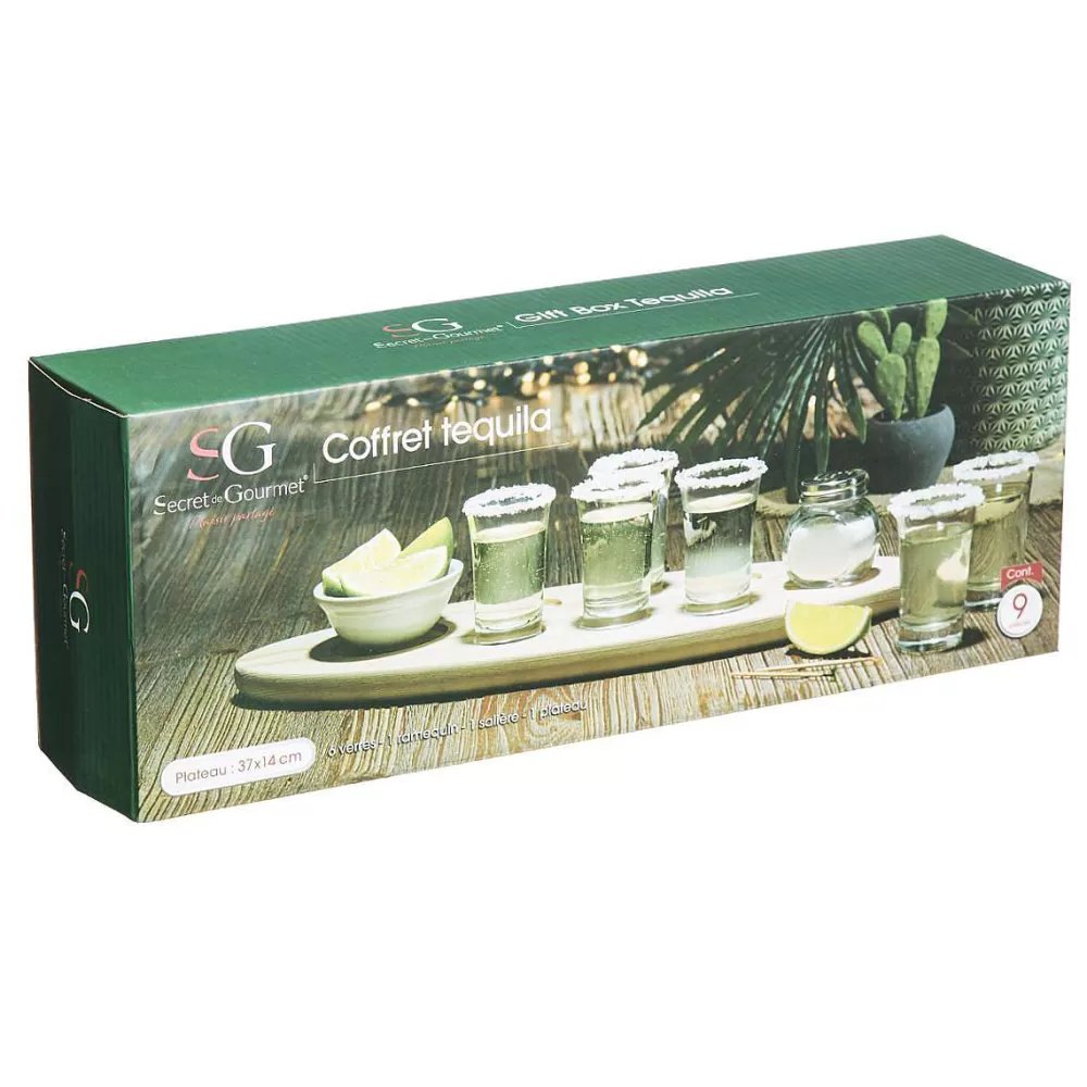 Cocktails Et Boissons | Secret de Gourmet Coffret Planche Tequila 9 Pièces