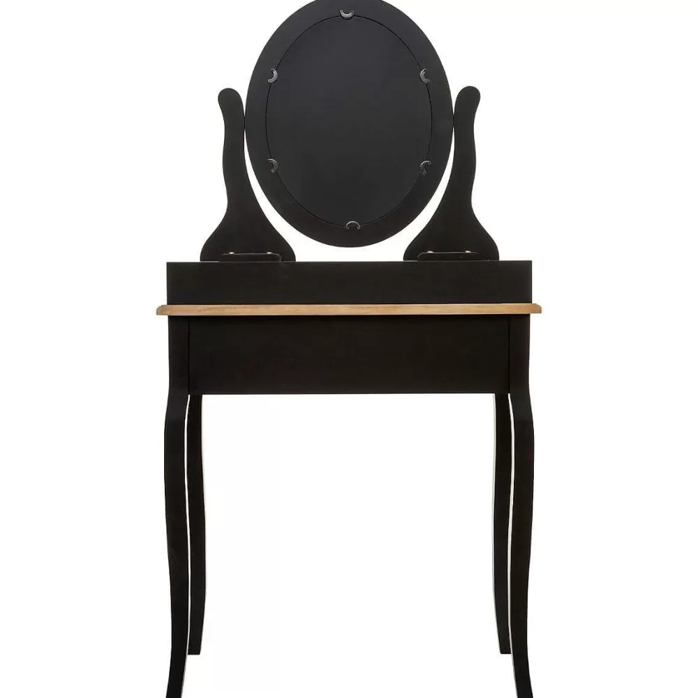 Atmosphera Coiffeuses>Coiffeuse 3 Tiroir Noir Chrysa