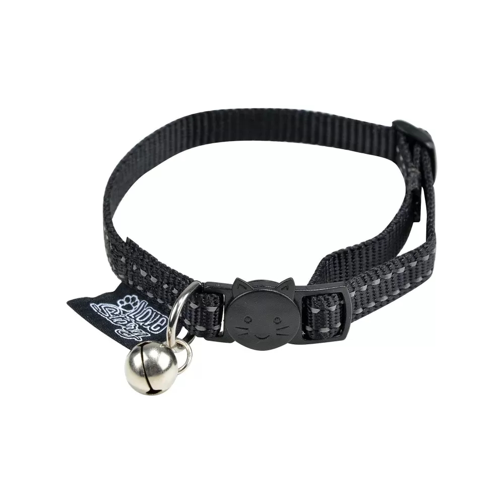 Couchage Et Transport | * Collier Anti Etranglement 20 A 28Cm Reflechissant Noir