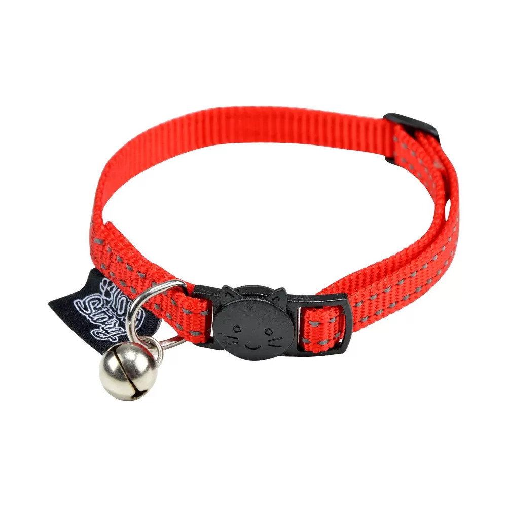 Couchage Et Transport | * Collier Anti Etranglement 20 A 28Cm Reflechissant Rouge