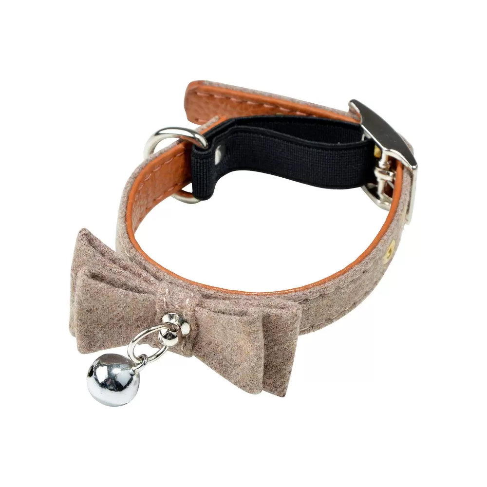 Couchage Et Transport | * Collier Anti Etranglement Noeud 20 A 27Cm Tweed Naturel