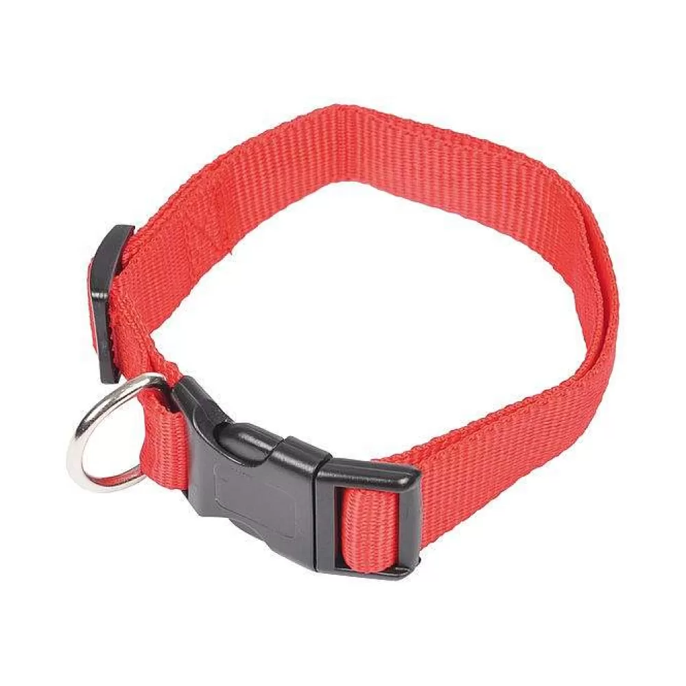 Couchage Et Transport | * Collier Reglable 45 A 65Cm Rouge