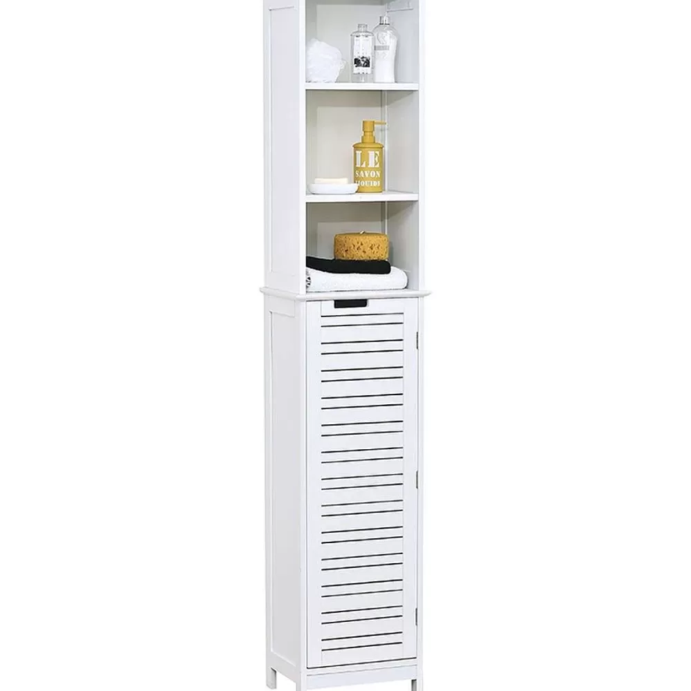 * Meubles Salle De Bain>Colonne 1 Porte 3 Étagères Mdf Étagères Mdf Miami