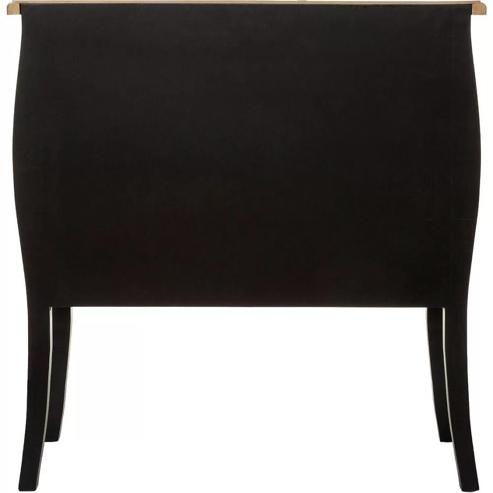 Atmosphera Commodes>Commode 3 Tiroirs Noir Chrysa