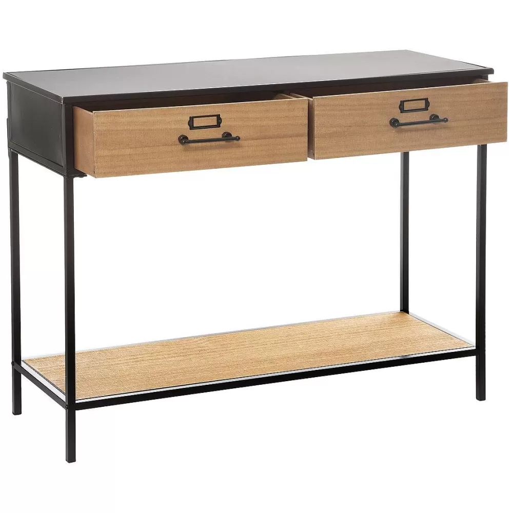 * Tables Consoles>Console 2 Tiroirs Baris