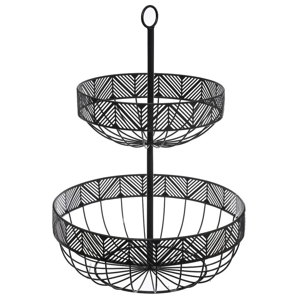 Organisation De La Cuisine | Five Corbeille 2 Etages Frise