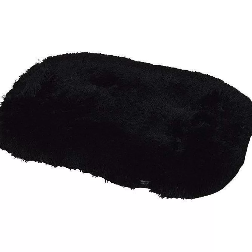 Couchage Et Transport | * Coussin Flocon Reversible 107X65X5Cm Fluffy Noir