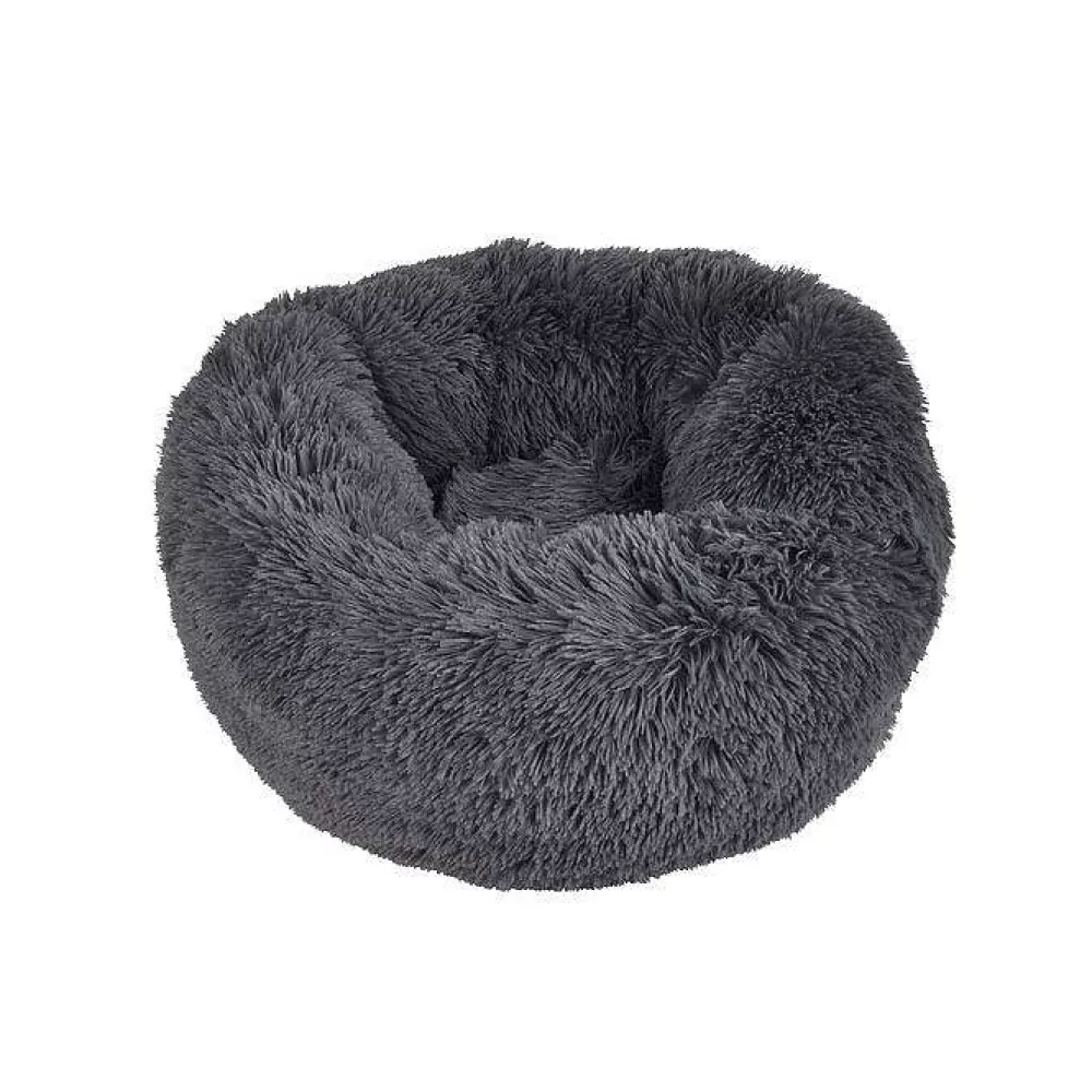 Couchage Et Transport | * Coussin Rond Apaisant Fluffy 55X25Cm Anthracite