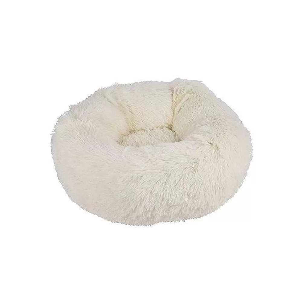 Couchage Et Transport | * Coussin Rond Apaisant Fluffy 55X25Cm Ecru