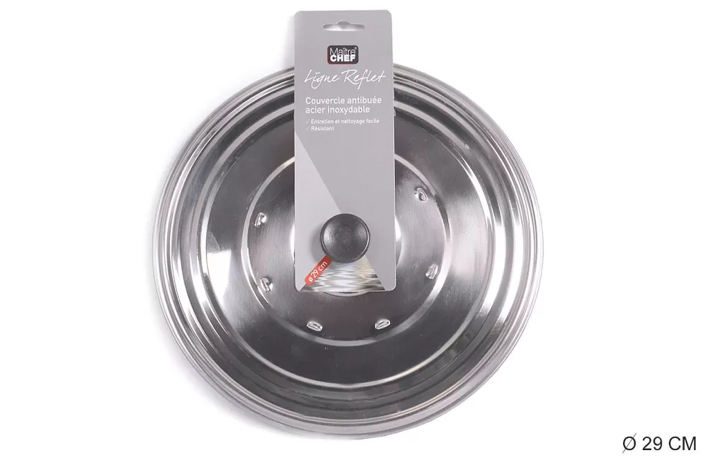 Cuisson | * Couvercle Anti Buee Inox 29Cm